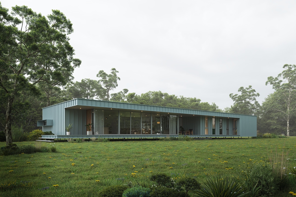 harvey house design; perth architect, perth architecture; passive solar house design